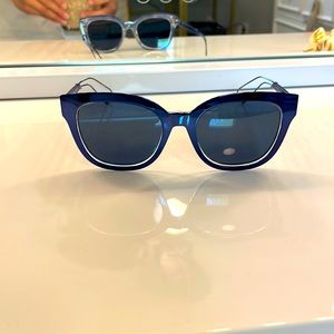 Blue Dior sunglasses